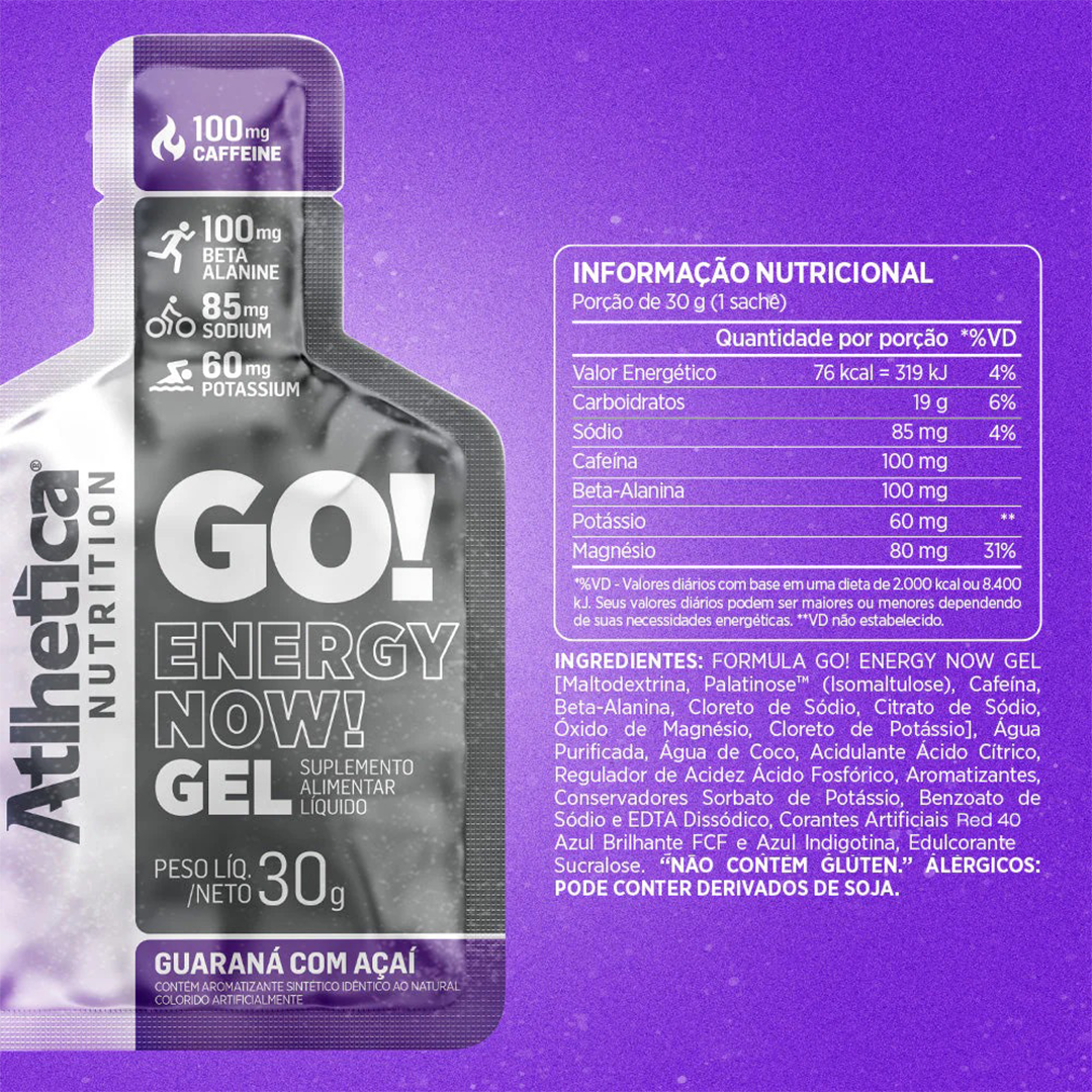 Mesa de trabajo 6 Gel Energizante GO! ENERGY NOW - Atlhetica - Imagen 6