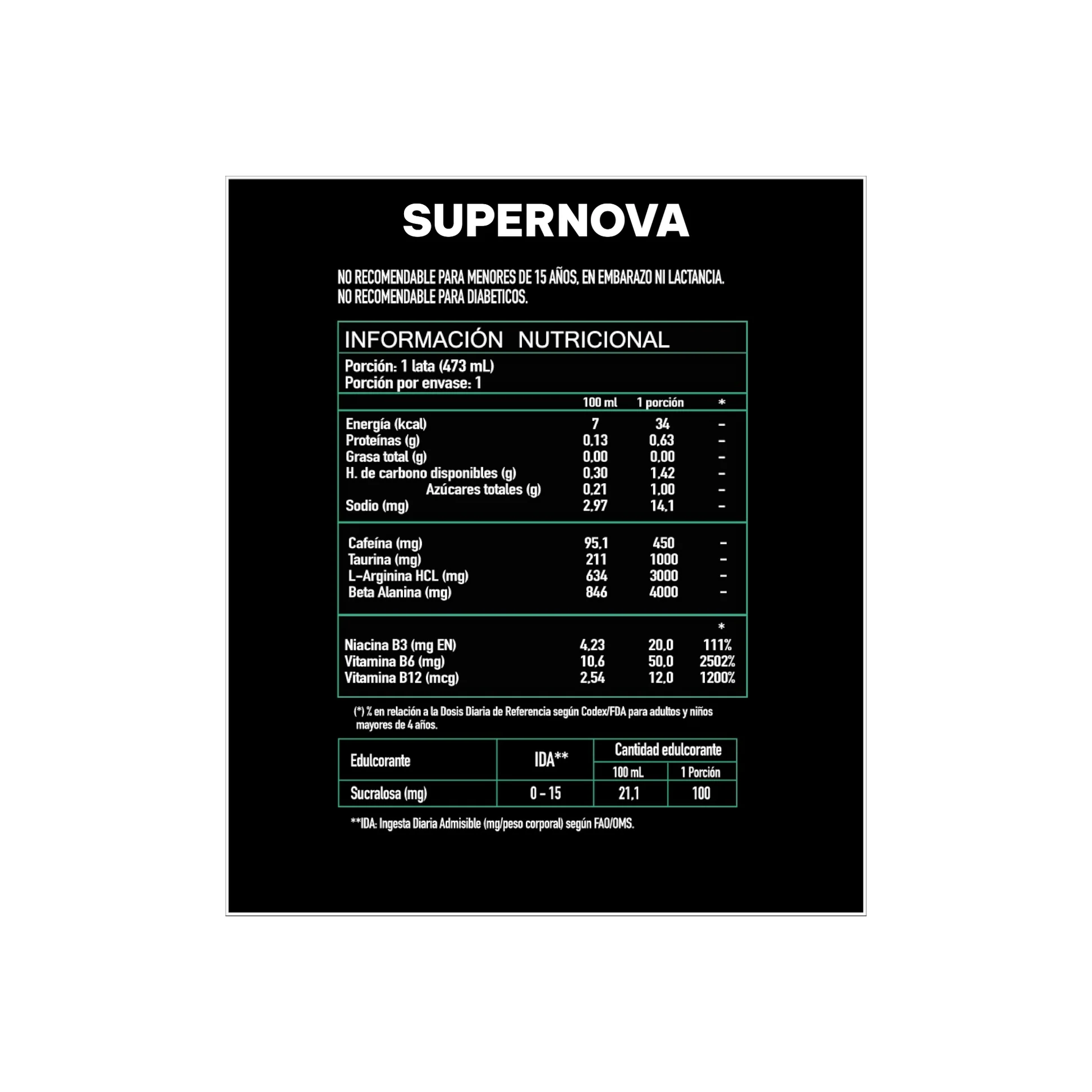 imgi_13_info-nutricional-supernova-aliensquad (1) LATA PRE ENTRENO LIQUIDO 473ML - ALIENS SQUAD ENERGY - Imagen 4