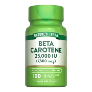 Inicio Betacaroteno 7500mcg 100 Capsulas Blandas - Nature's Truth