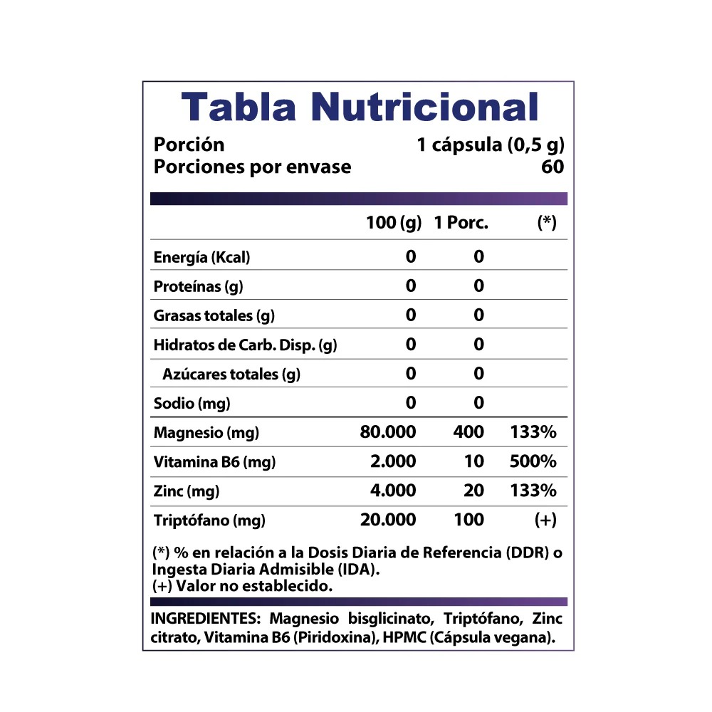 imgi_9_4-28-905_2 ZMA Nightime+B6 60 CAPSULAS - WINKLER NUTRITION - Imagen 2